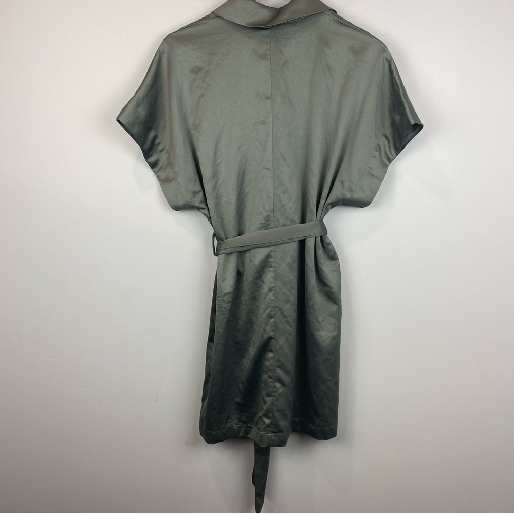 DYNAMITE • Stella Belted Shirt Dress - Picture 5 of 13
